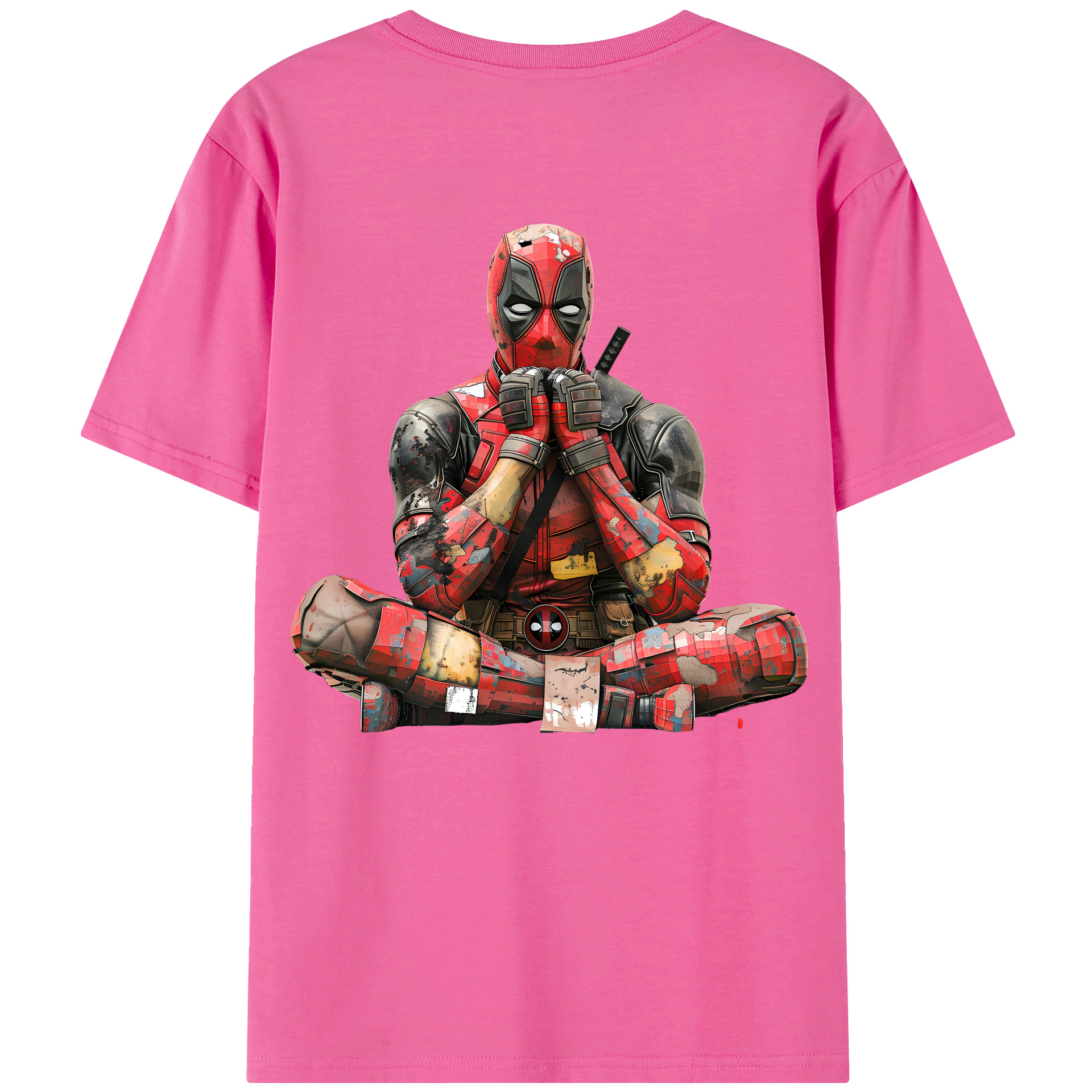 （画像用） Deadpool デッドプール レディース半袖Tシャツ(バックプリント)